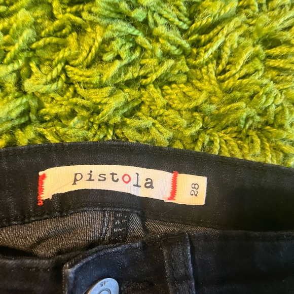 Pistola moto zipper skinny ankle jeans size 28 - Picture 5 of 8